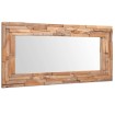 Espejo decorativo rectangular teca 120x60 cm