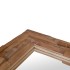 Espejo decorativo rectangular teca 120x60