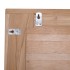 Espejo decorativo rectangular teca 120x60