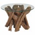 Mesa de centro de madera maciza de teca 60