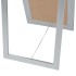 Espejo de pie estilo barroco plateado 160x40