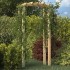 Arco con enrejado madera maciza de pino impregnada