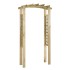 Arco con enrejado madera maciza de pino impregnada