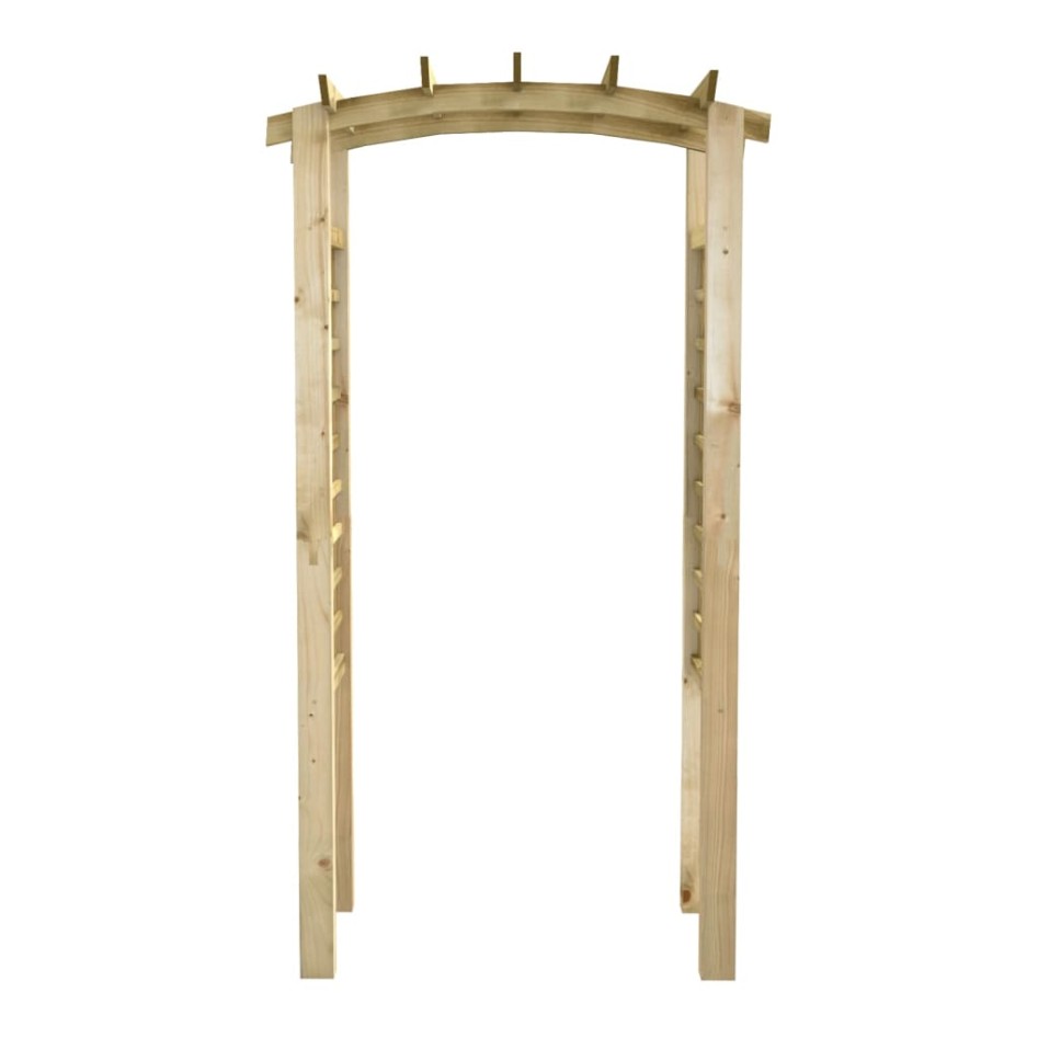 Arco con enrejado madera maciza de pino impregnada