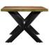 Mesa de comedor madera maciza reciclada 200x100x75