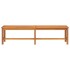 Banco de jardín madera maciza de acacia 180x35x45