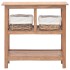 Mesa consola de madera maciza de caoba 69x28x70