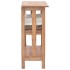 Mesa consola de madera maciza de caoba 69x28x70