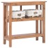 Mesa consola de madera maciza de caoba 69x28x70