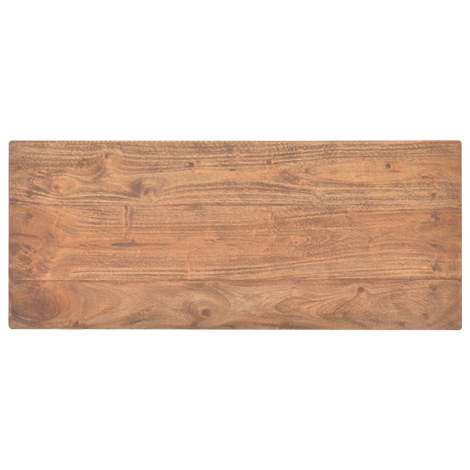 Mesa consola de madera maciza de caoba 69x28x70