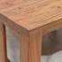 Mesa consola de madera maciza de caoba 69x28x70
