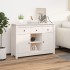 Aparador de madera maciza de pino blanco 100x35x74,5