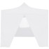Carpa plegable profesional con 4 paredes acero blanco 3x3