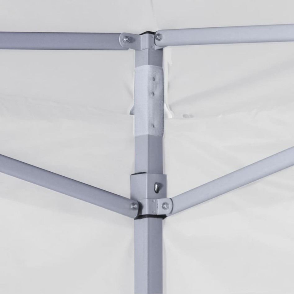 Carpa plegable profesional con 4 paredes acero blanco 3x3
