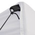 Carpa plegable profesional con 4 paredes acero blanco 3x3