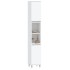 Armario de baño madera contrachapada blanco 30x30x190