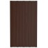 Panel para tejado acero galvanizado marrón 36 unidades 80x45