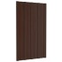 Panel para tejado acero galvanizado marrón 36 unidades 80x45