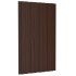Panel para tejado acero galvanizado marrón 36 unidades 80x45