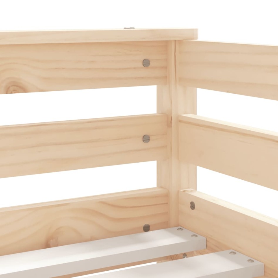 Estructura de cama para niños con cajones madera pino 70x140