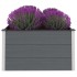 Arriate de WPC gris 100x100x54