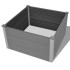 Arriate de WPC gris 100x100x54