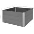 Arriate de WPC gris 100x100x54