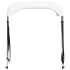 Toldo Bimini de 2 arcos blanco 180x130x110