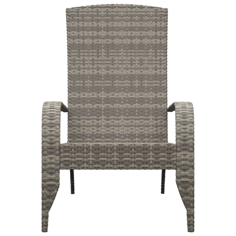 Silla de jardín Adirondack ratán sintético