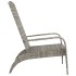 Silla de jardín Adirondack ratán sintético