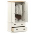 Armario VIGO madera maciza de pino blanco 90x55x170