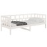 Sofá cama madera maciza de pino blanco 90x190