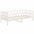 Sofá cama madera maciza de pino blanco 90x190