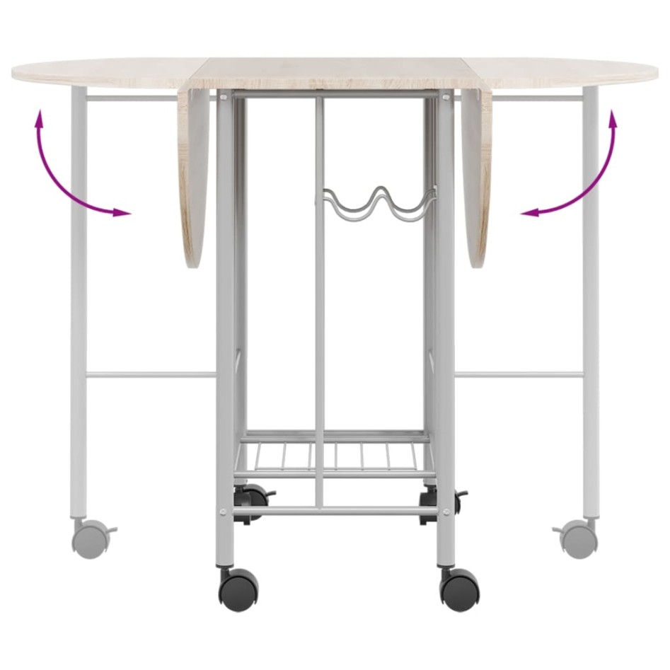 Conjunto de comedor plegable 5 piezas