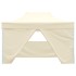 Carpa plegable profesional con 4 paredes acero color crema