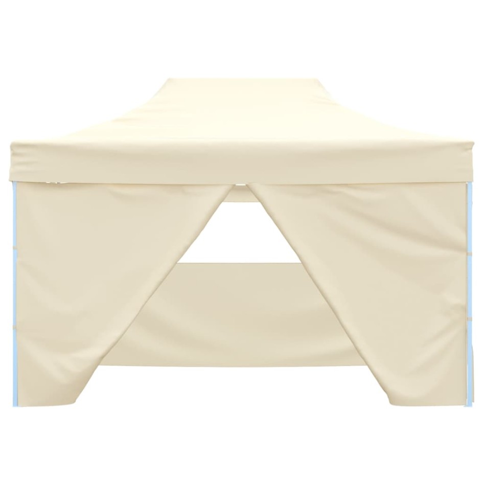 Carpa plegable profesional con 4 paredes acero color crema