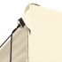 Carpa plegable profesional con 4 paredes acero color crema