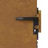 Puerta de jardín acero corten 85x150
