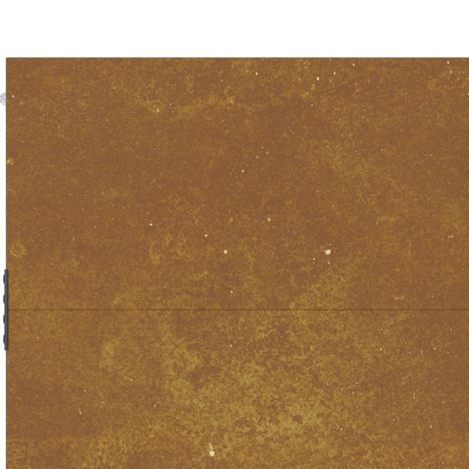 Puerta de jardín acero corten 85x150