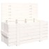 Caja de almacenaje madera maciza de pino blanco 91x40,5x42