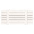 Caja de almacenaje madera maciza de pino blanco 91x40,5x42