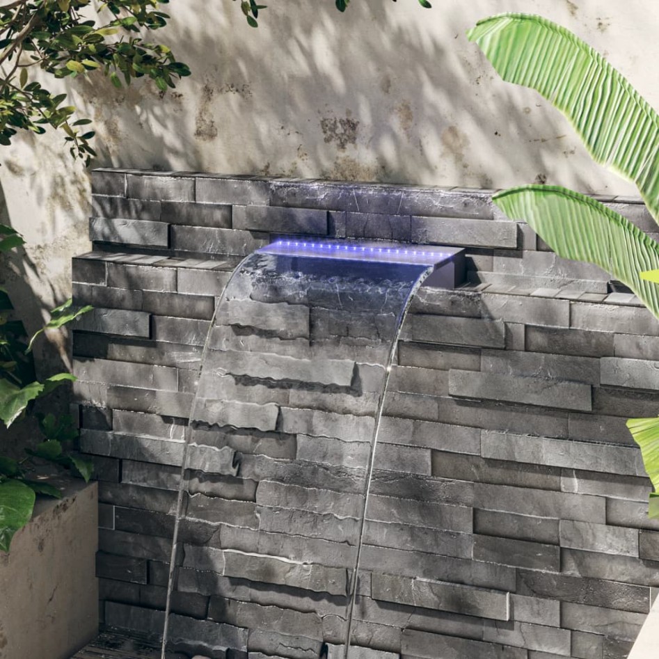 Fuente cascada con LED RGB acrílico 45
