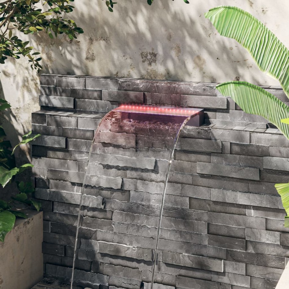 Fuente cascada con LED RGB acrílico 45