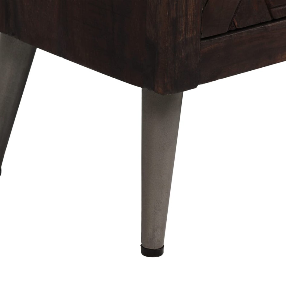 Aparador de madera maciza reciclada 60x30x76