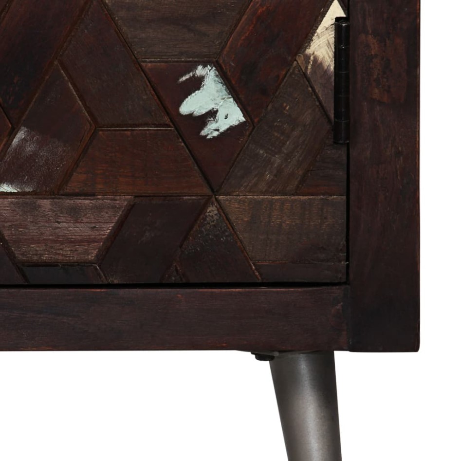 Aparador de madera maciza reciclada 60x30x76