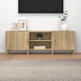 Mueble para TV madera contrachapada roble sonoma 150x30x50