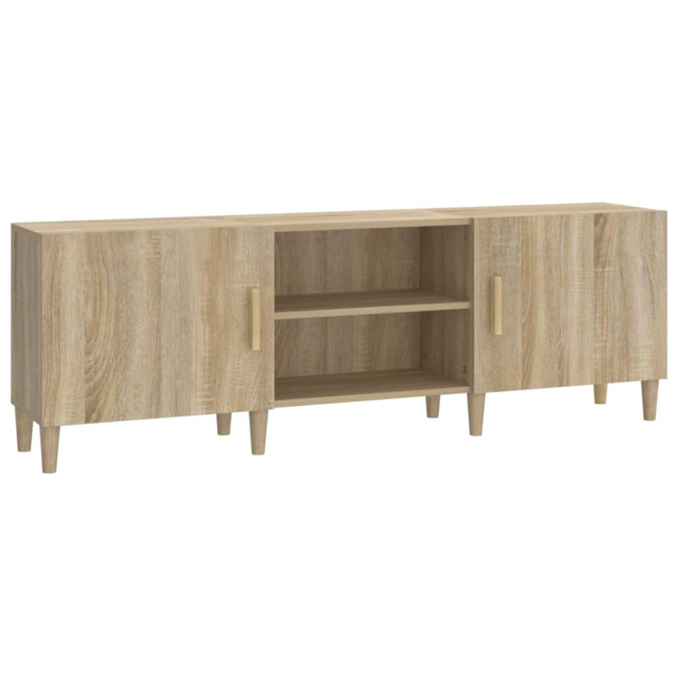 Mueble para TV madera contrachapada roble sonoma 150x30x50