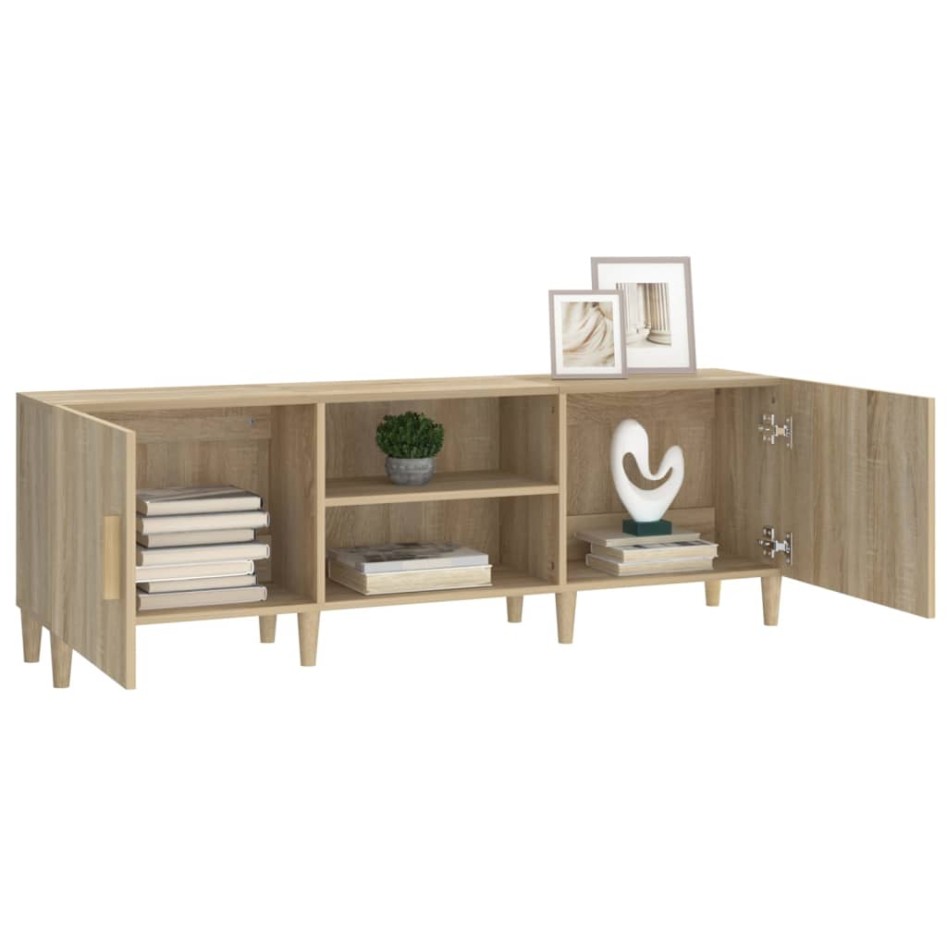 Mueble para TV madera contrachapada roble sonoma 150x30x50