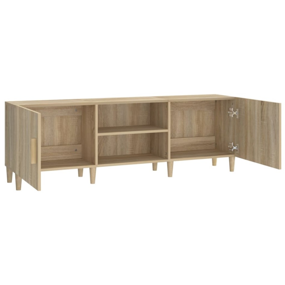Mueble para TV madera contrachapada roble sonoma 150x30x50