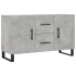 Aparador de madera de ingeniería gris hormigón 100x36x60